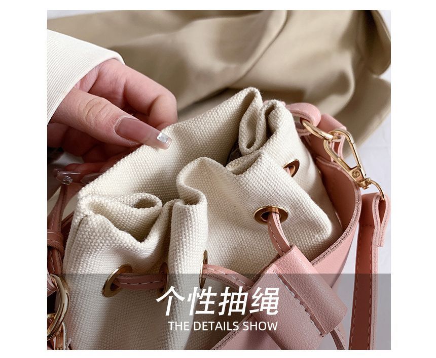 Bag Bucket Leather Faux