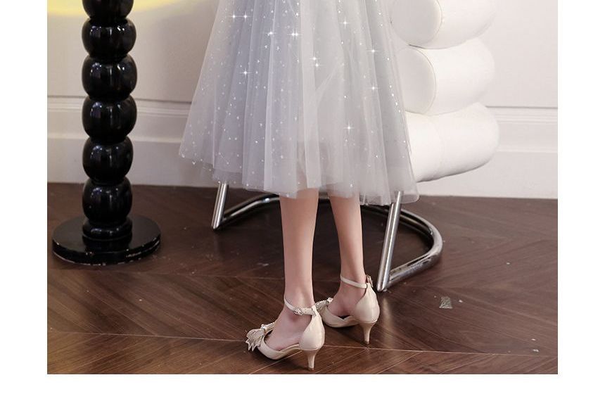 Maxi Cold Dress Prom Shoulder Sequin