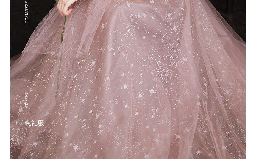 Prom Short-Sleeve Maxi (Various Embellished Dress Designs)