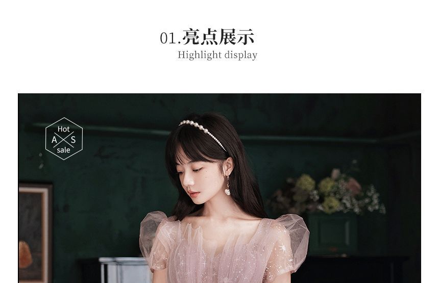 Prom Short-Sleeve Maxi (Various Embellished Dress Designs)