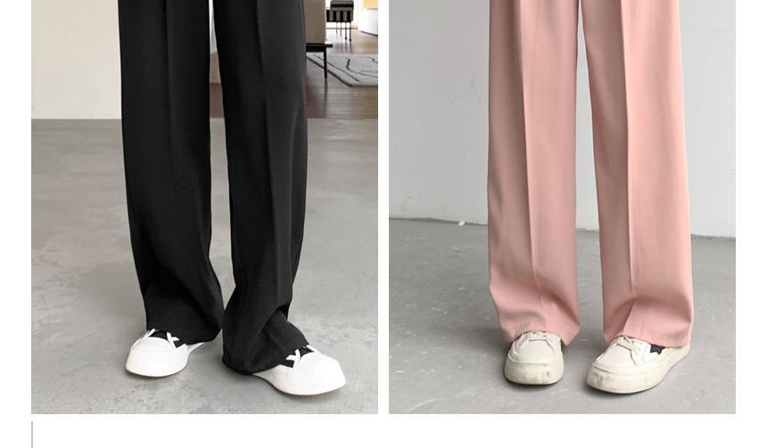 High-Waist Wide-Leg Dress Pants