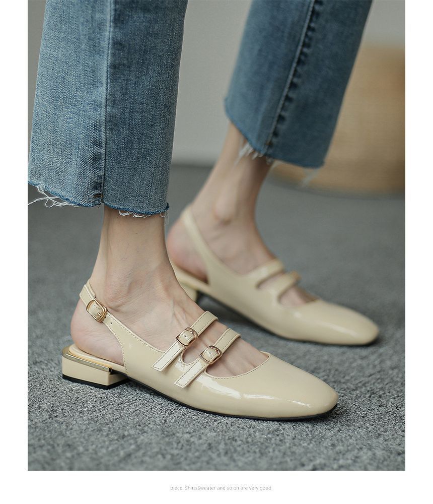 Flats Double Strap Slingback