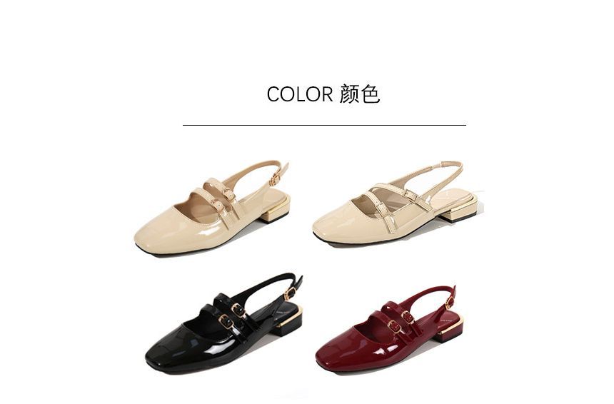 Flats Double Strap Slingback