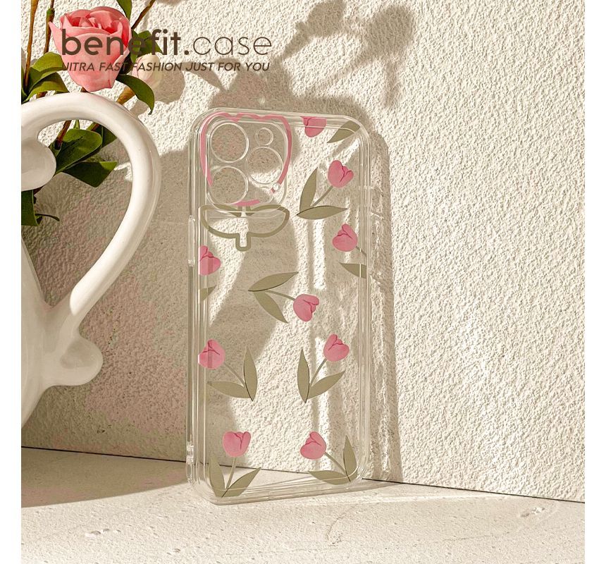 Tulip Transparent Phone Case