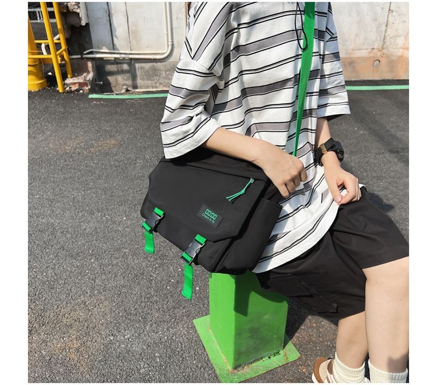 Bag Nylon Buckled Crossbody