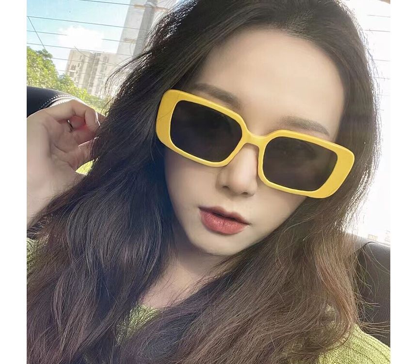 Rectangle Sunglasses Retro