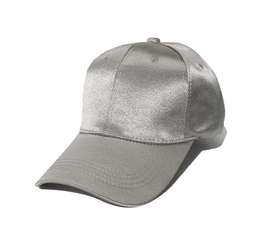 Baseball Cap Satin Plain