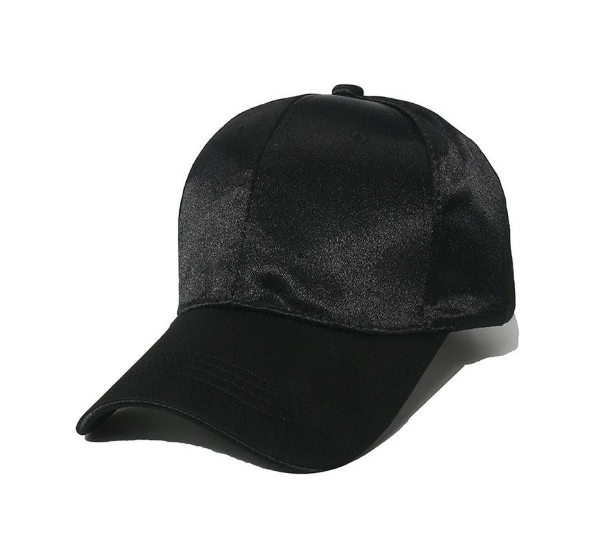 Baseball Cap Satin Plain