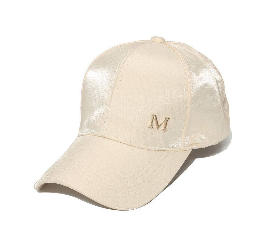 Baseball Cap Satin Lettering