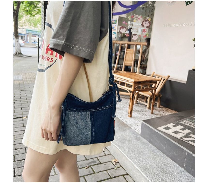 Denim Crossbody Bag