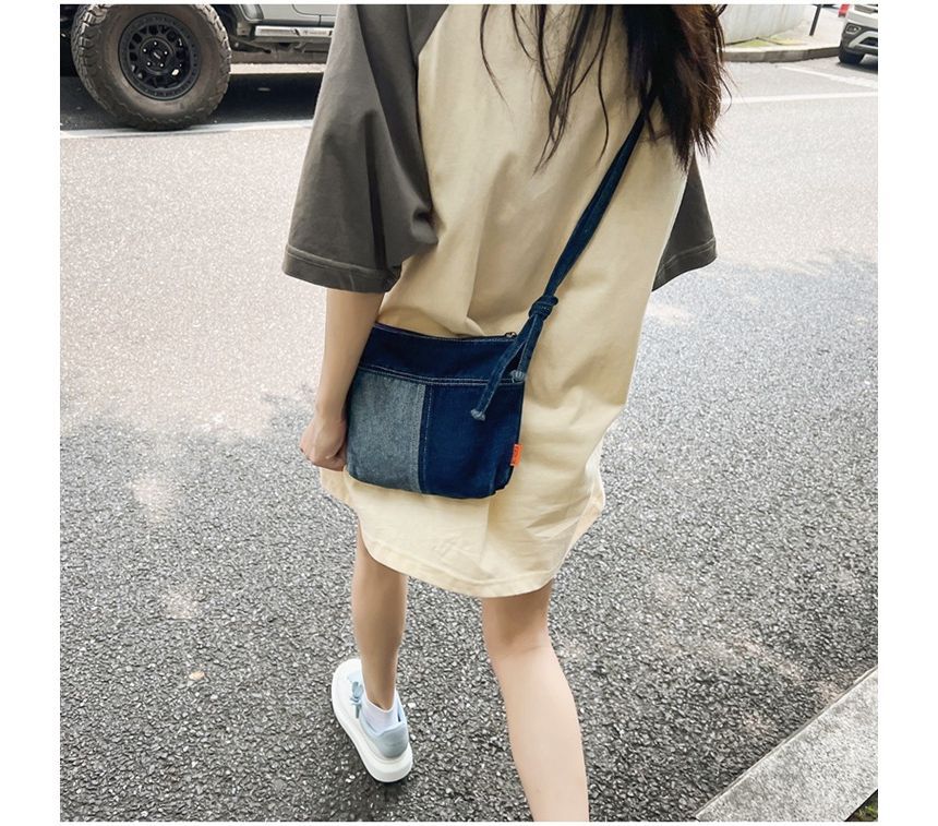 Denim Crossbody Bag