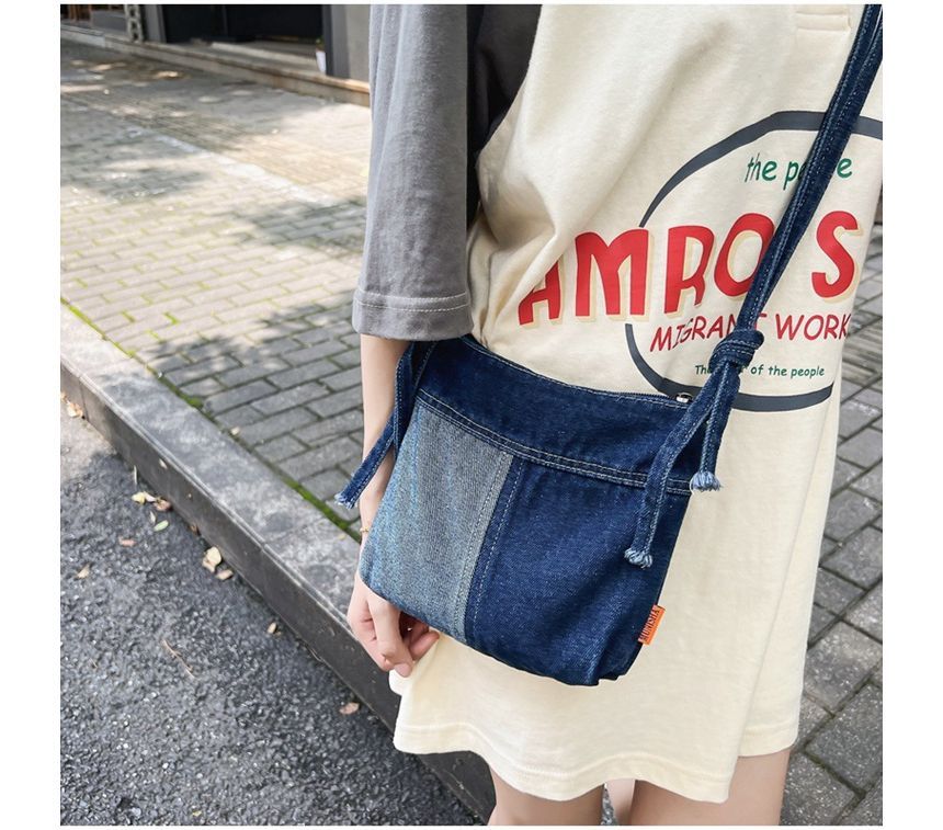 Denim Crossbody Bag