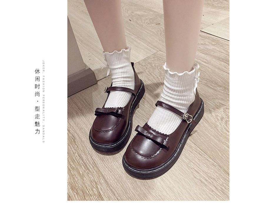 Bow Jane Accent Mary Shoes