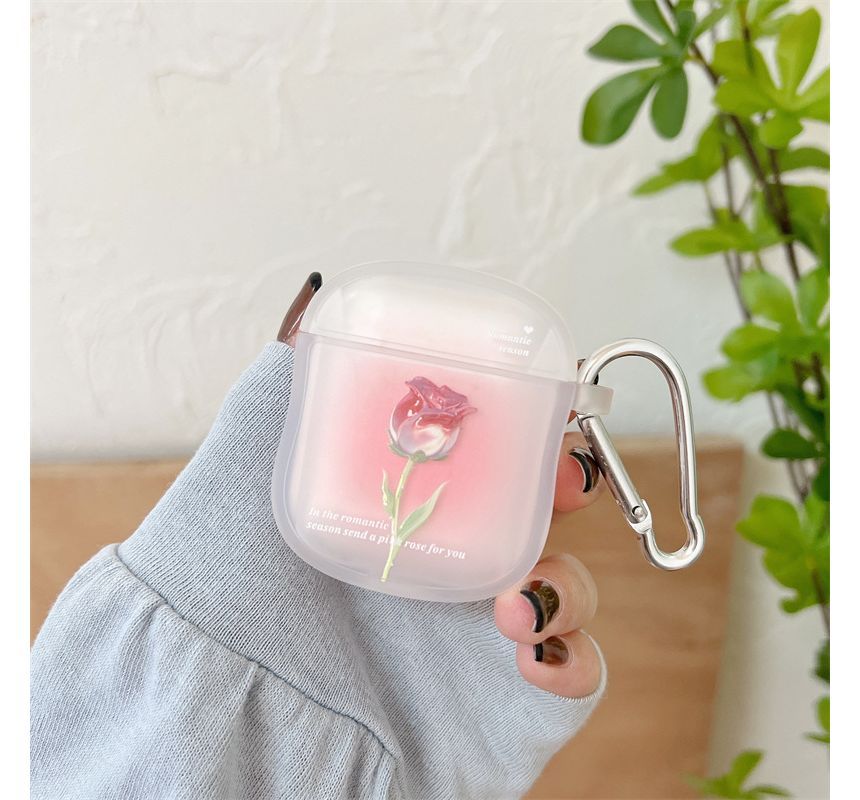 Flower Accent AirPods Earphone Case Skin