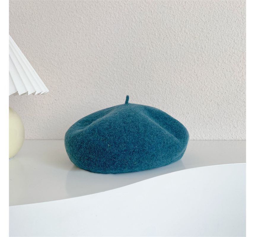 Plain Wool Beret