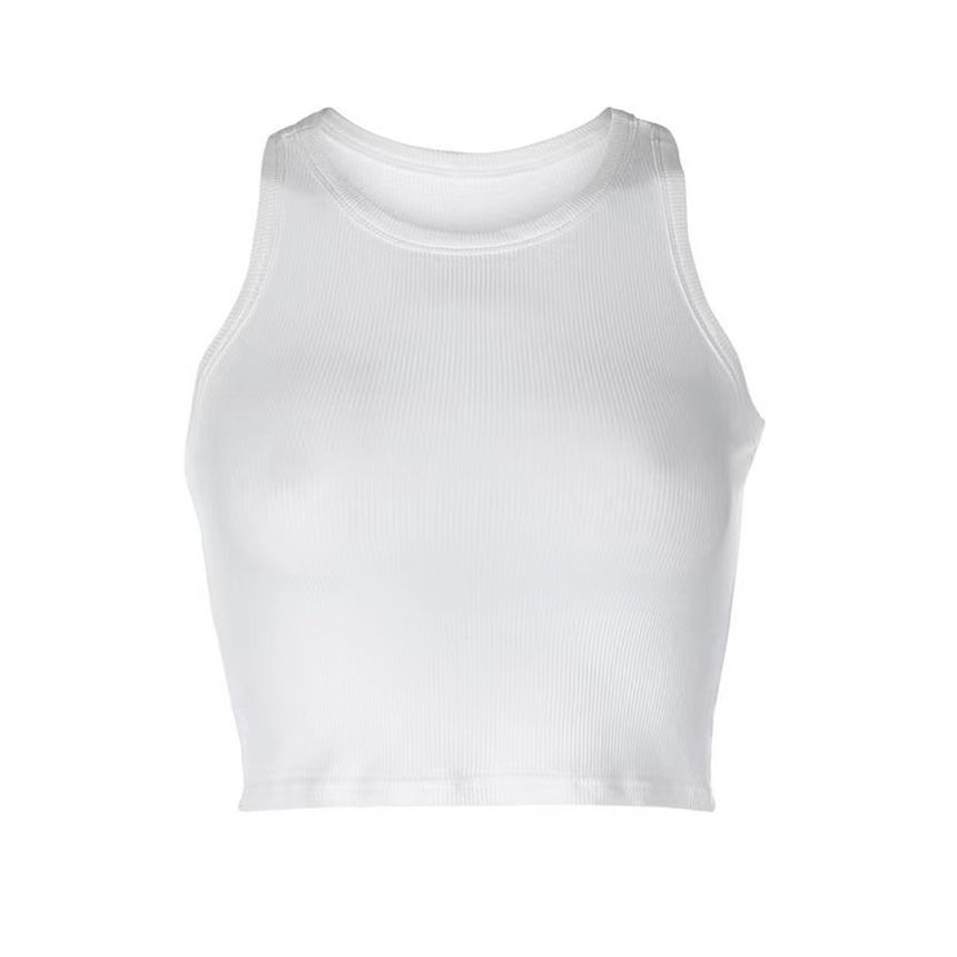 Tank Plain Cropped Top