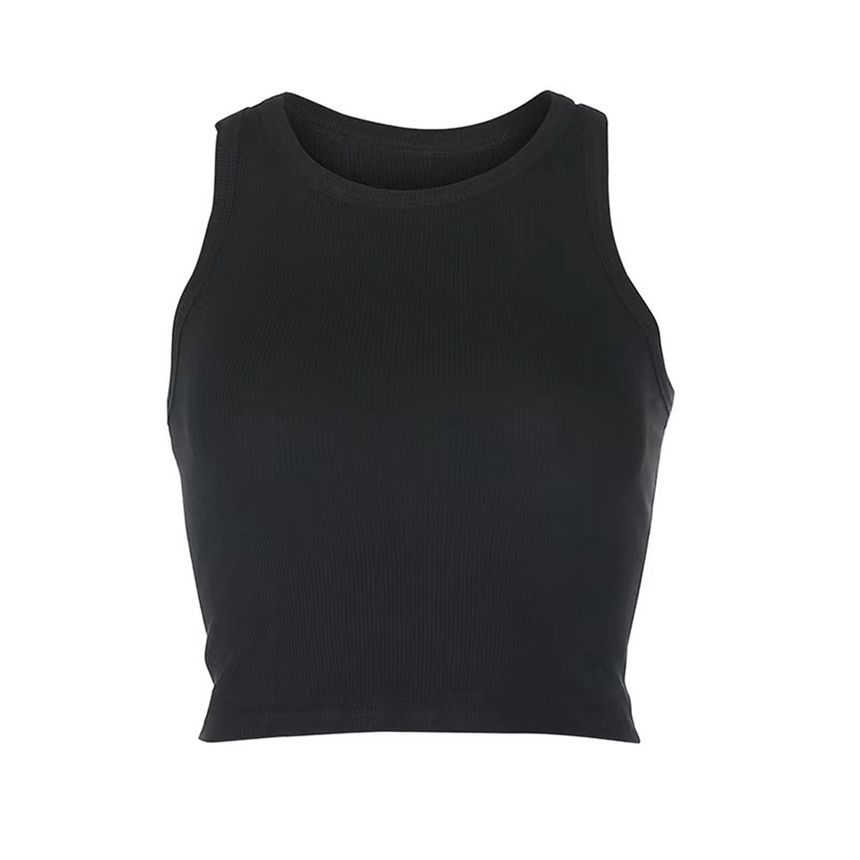 Tank Plain Cropped Top