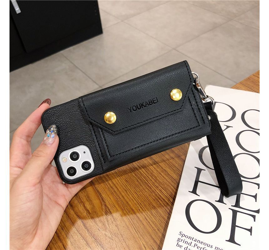 Case Leather Phone Purse Coin Faux