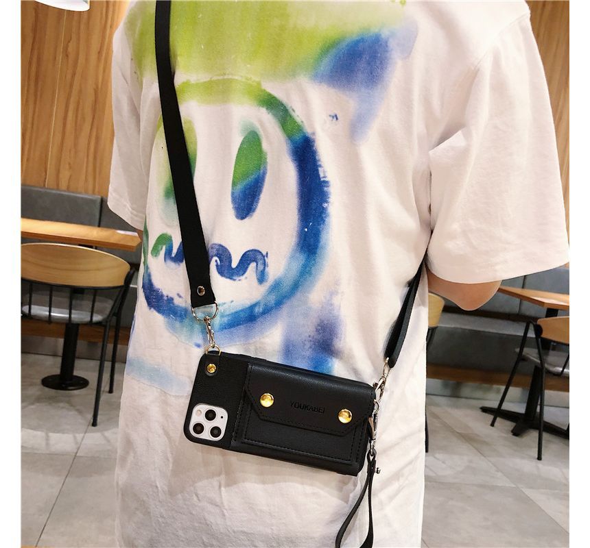 Case Leather Phone Purse Coin Faux