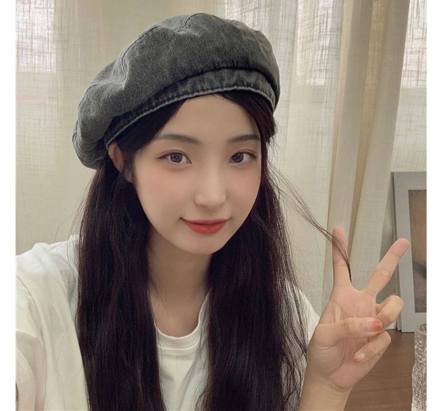 Denim Beret