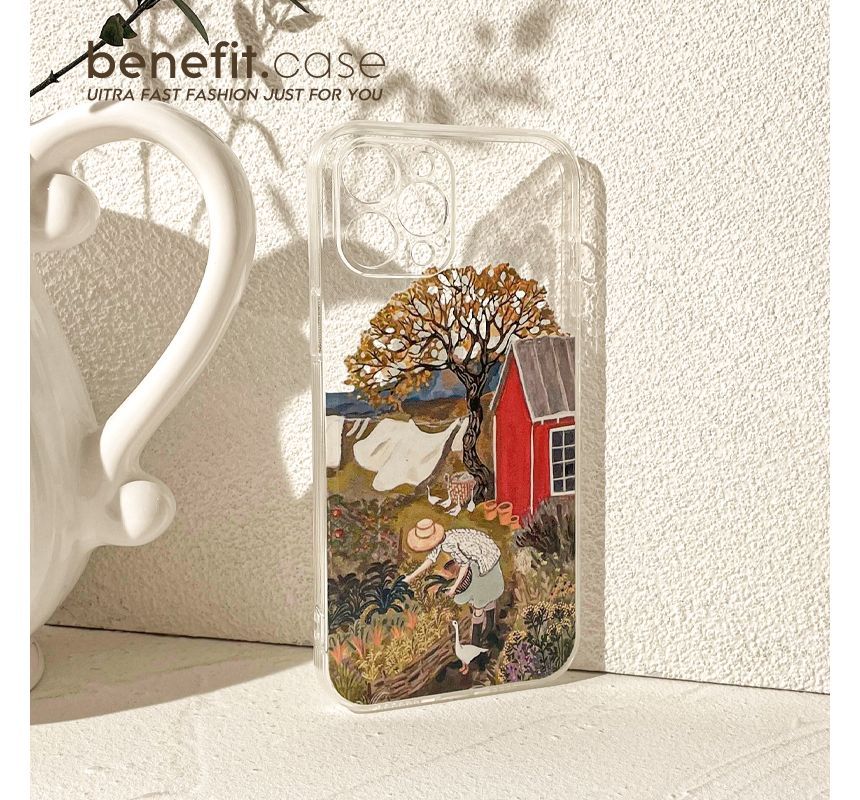Case Transparent Phone Scenery