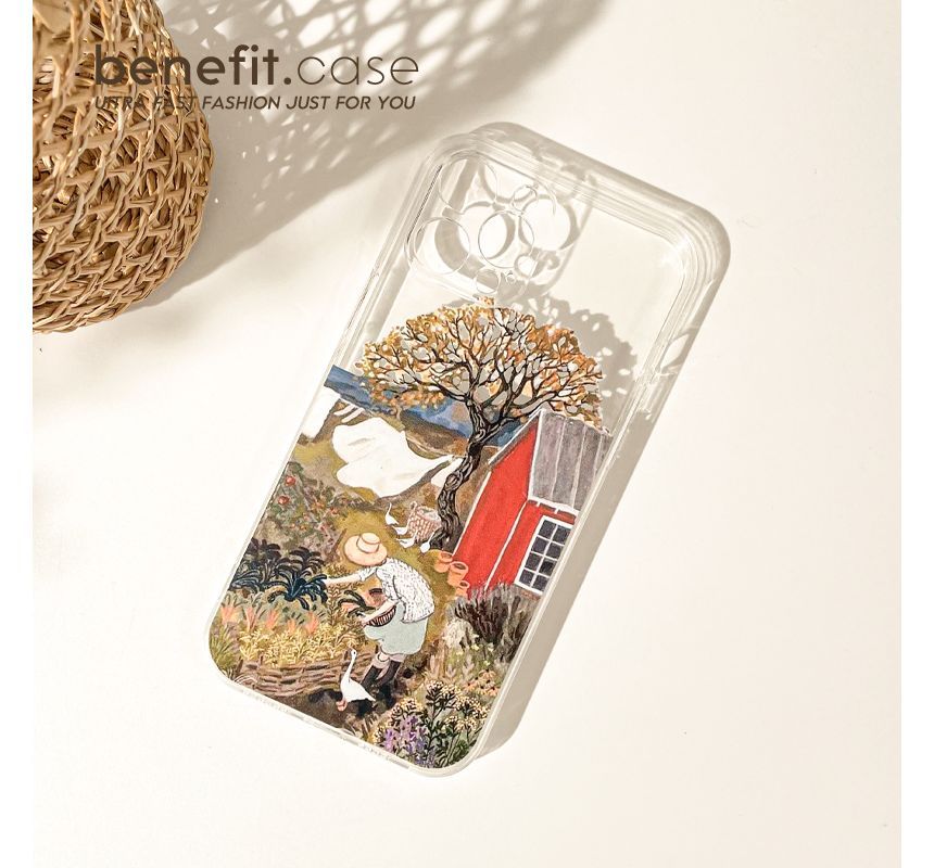 Case Transparent Phone Scenery
