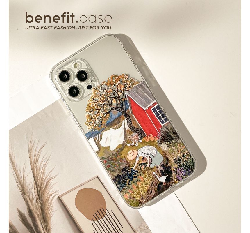 Case Transparent Phone Scenery