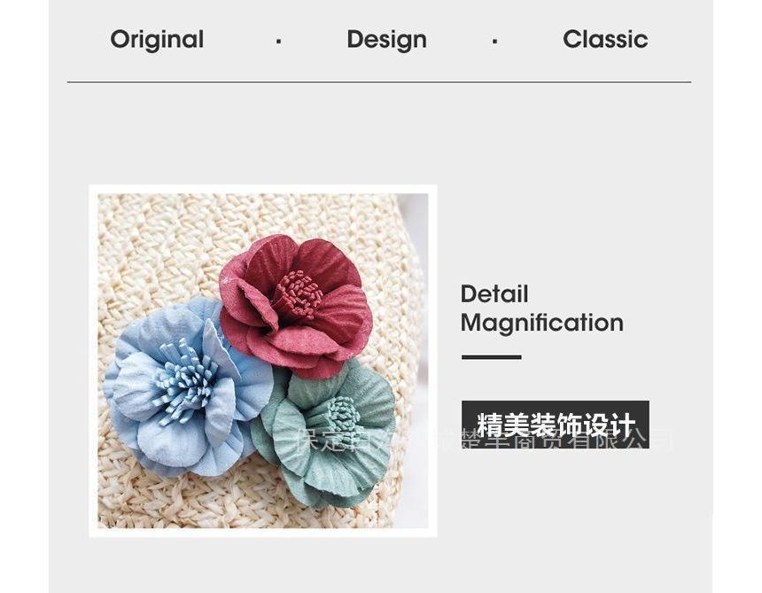 Woven Bucket Bag Pearl Faux Strap