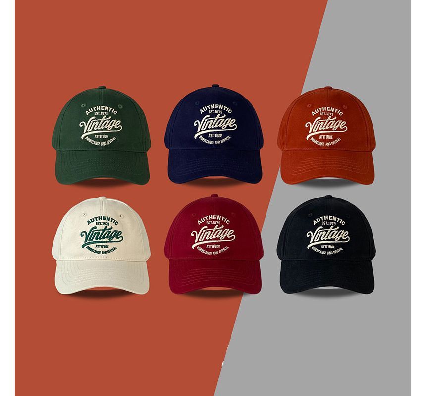 Cap Embroidered Lettering Baseball