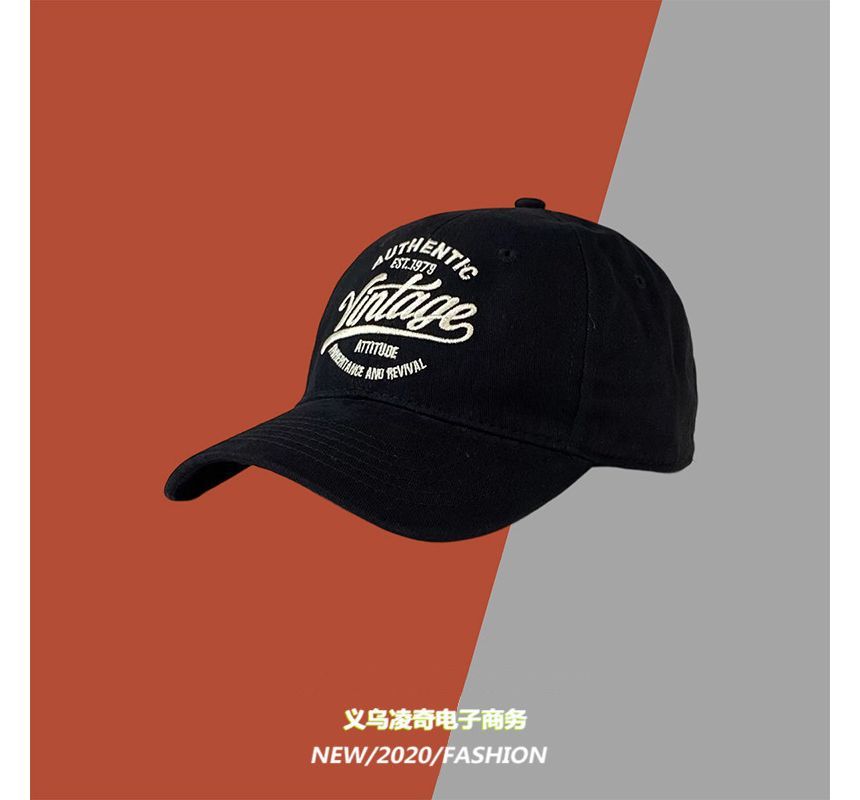 Cap Embroidered Lettering Baseball