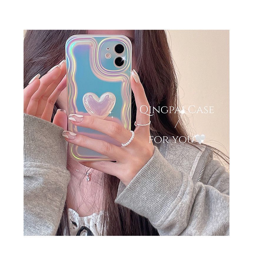 Heart Hologram Case Phone