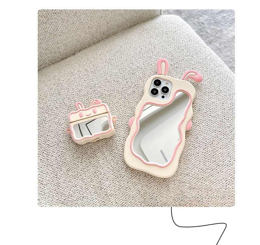 Rabbit Phone Case Mirrored