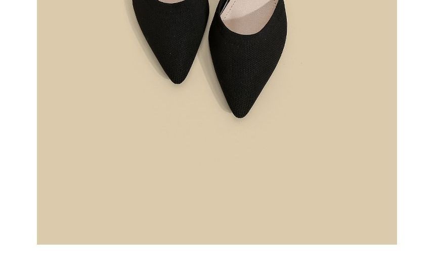 Sandals Pointy-Toe Strap Heel Ankle Chunky