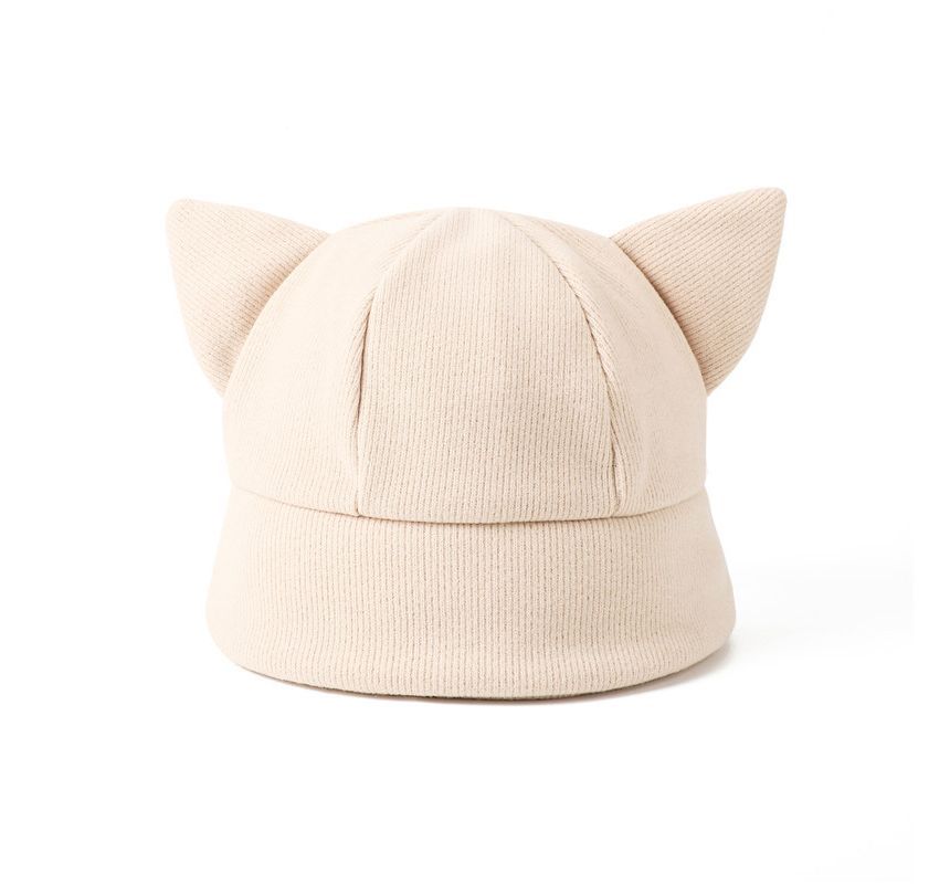 Ear Cat Hat Knit Bucket