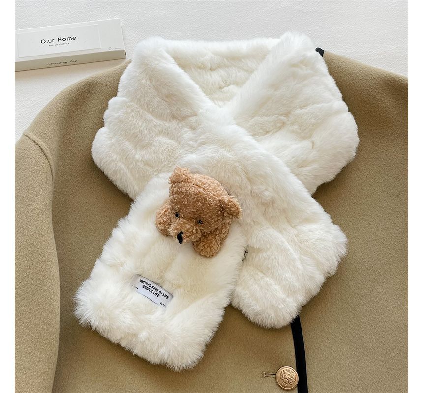 Scarf Faux Bear Fur