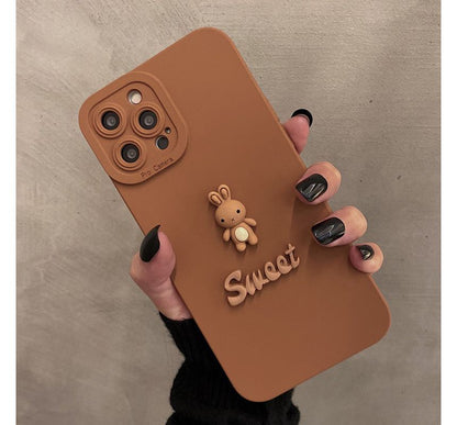 Rabbit Phone Case - iPhone 14 Pro Max / 14 Pro / 14 Max / 14 / 13 Pro Max / 13 Pro / 13 / 13 mini / 12 Pro Max / 12 Pro / 12 / 12 mini / 11 Pro Max / 11 Pro / 11 / SE / XS Max / XS / XR / X / 8 / 8 Plus / 7 / 7 Plus