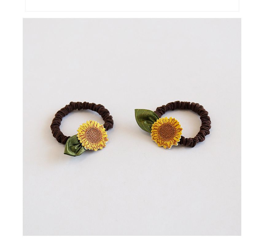 Sunflower Hair Tie