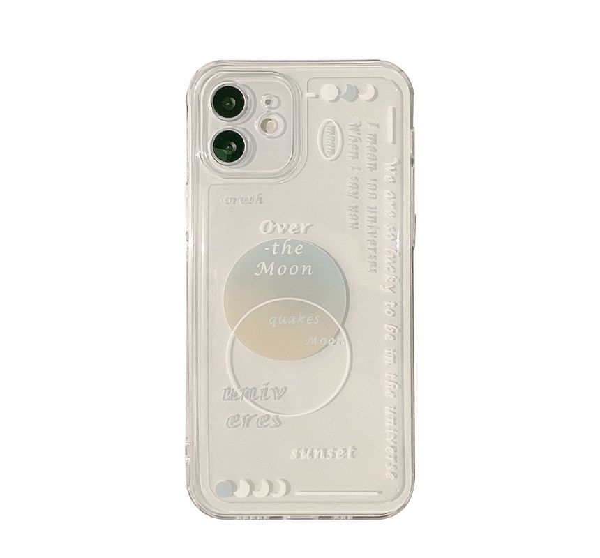 Case Transparent Phone Lettering