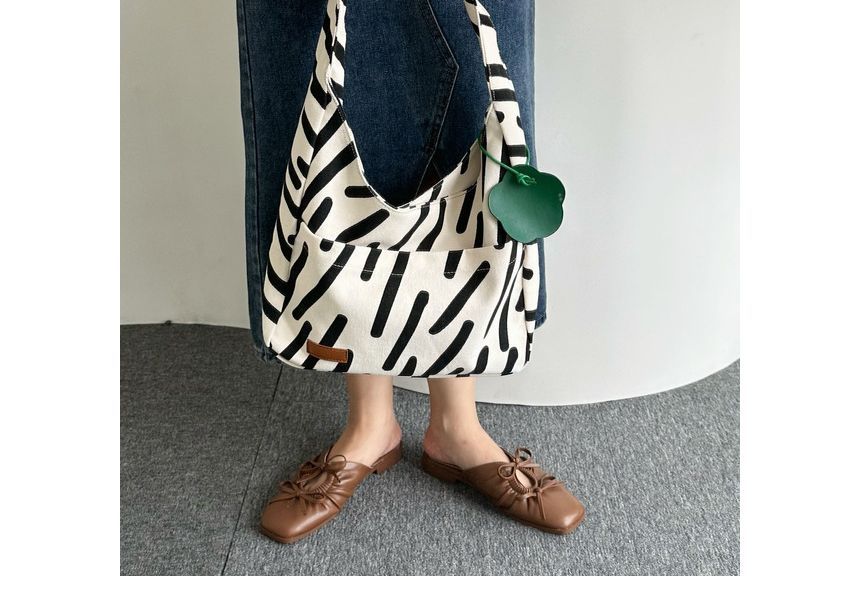 Patterned Canvas Tote Bag