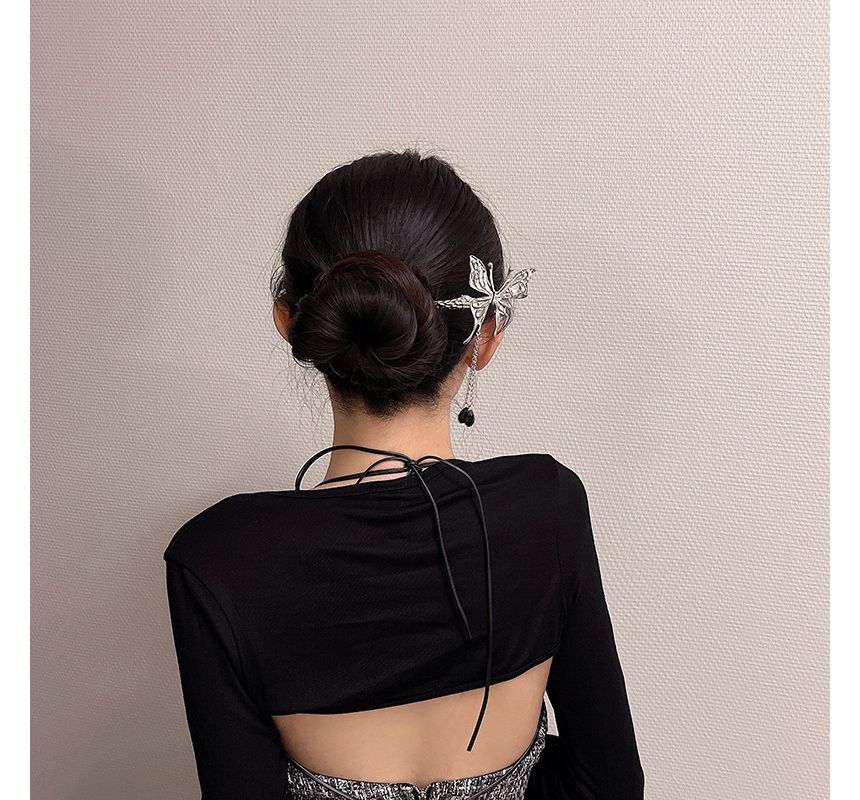 Alloy Stick Butterfly Hair