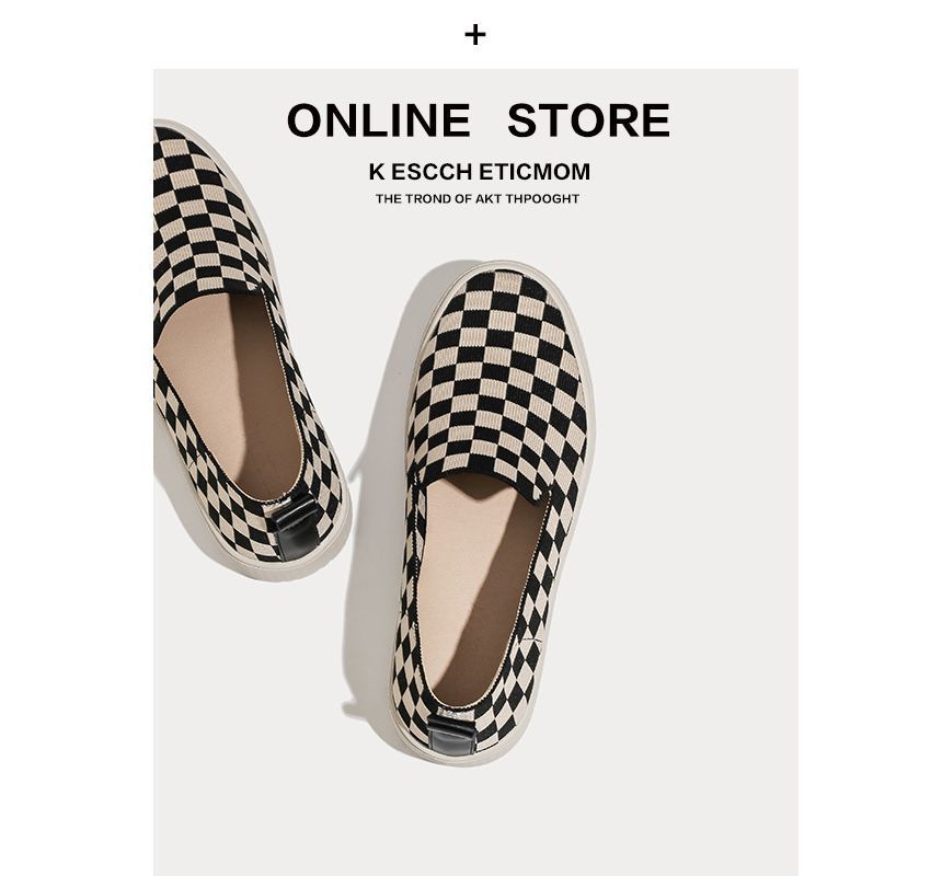 Slip-Ons Flat Knit