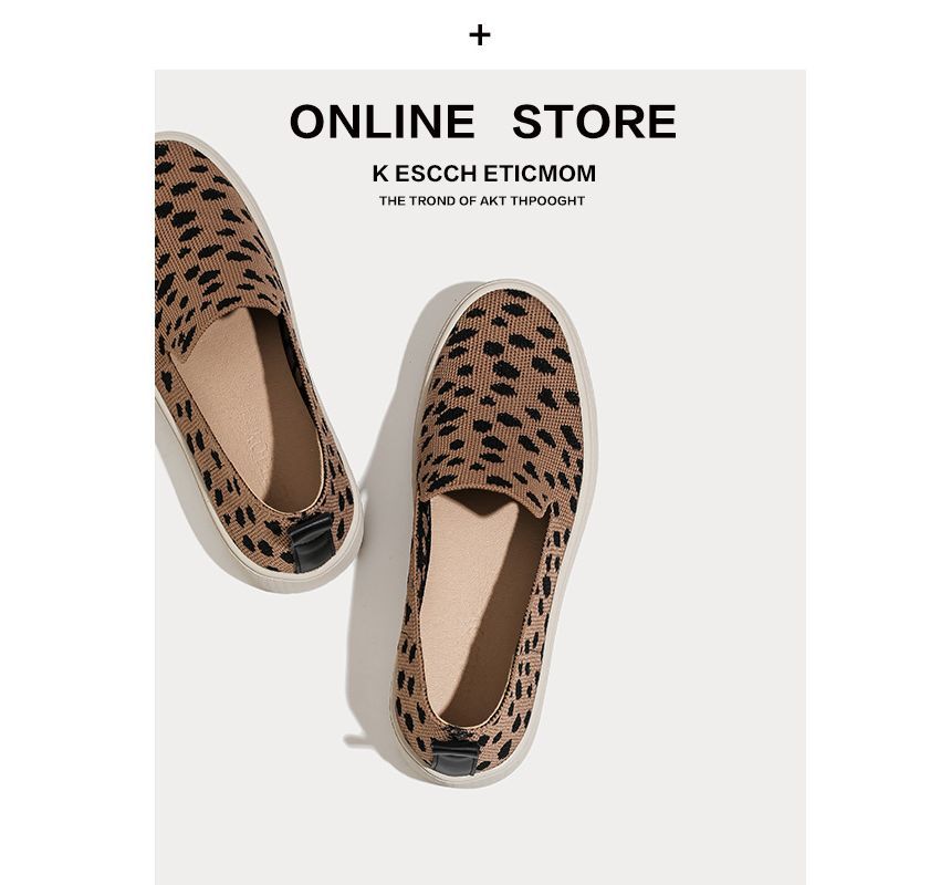 Slip-Ons Flat Knit