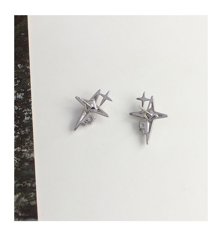 Star Alloy Earring Rhinestone
