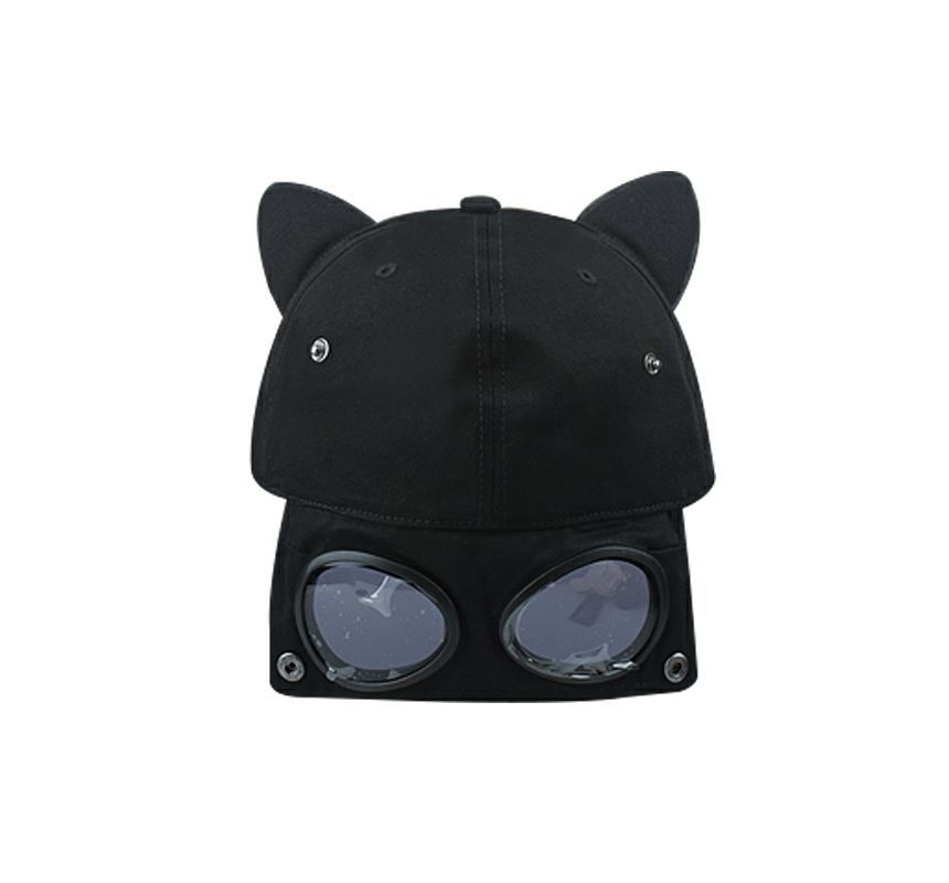 Cat Aviator Goggles Ear Cap Baseball with