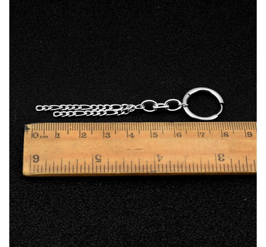 Chain Hoop Earring / Clip Earring