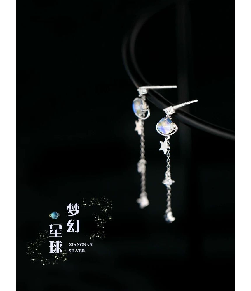 Planet Star Drop Earring