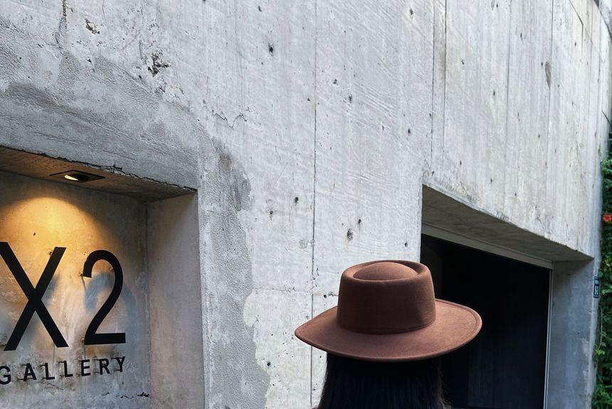 Brim Plain Hat Wide