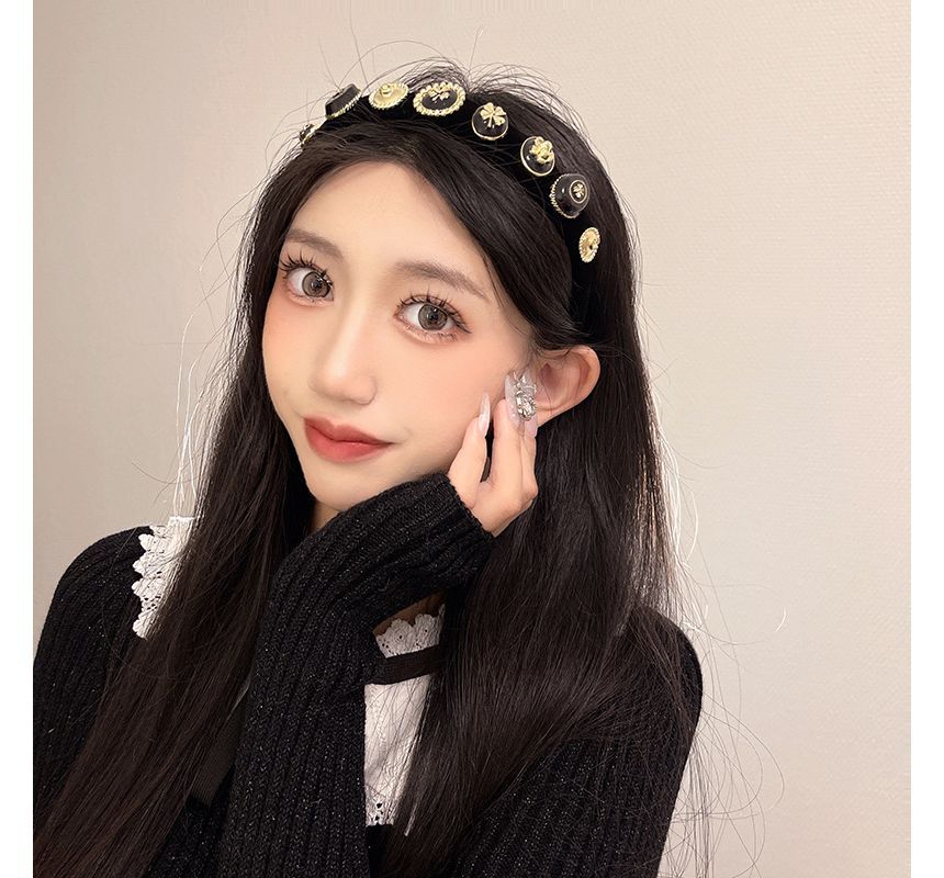 Headband Metallic Accent