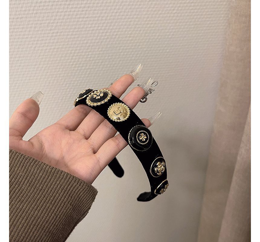 Headband Metallic Accent