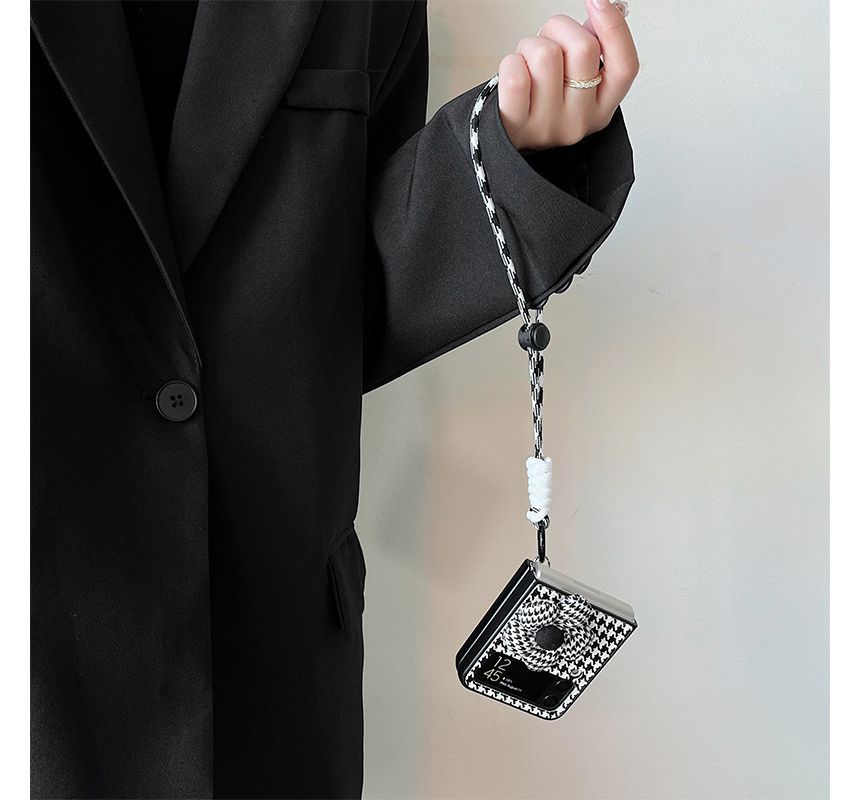 Bow Houndstooth Phone Case